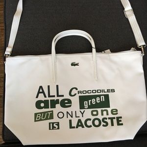 BrandNew lacoste travel bag with strap